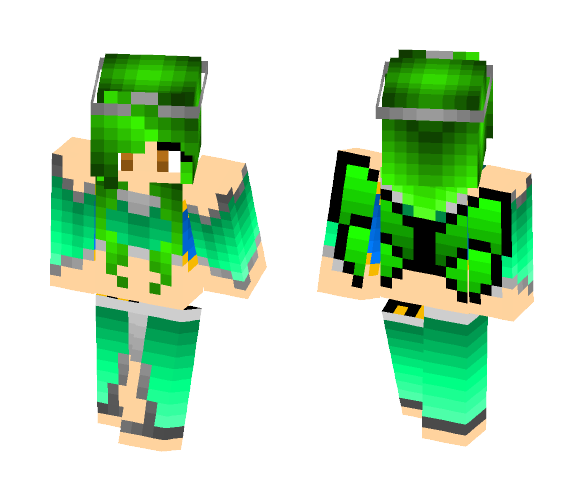 Download Free Mythical Fairy Girl Skin for Minecraft image 1 Mythical Fairy Girl - Girl Minecraft Skins - image 1