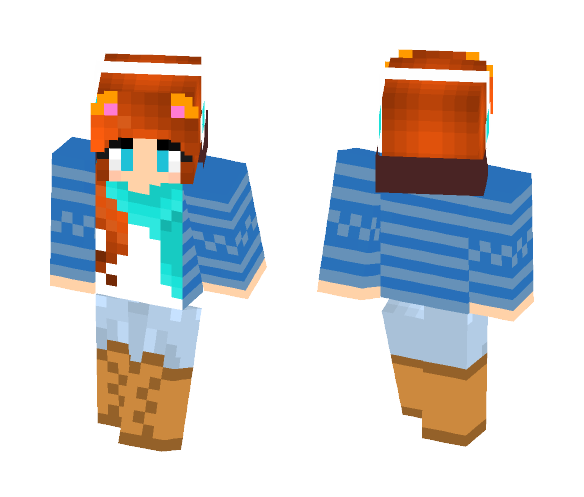 Foxx (PMC Member) Christmas Edition - Christmas Minecraft Skins - image 1