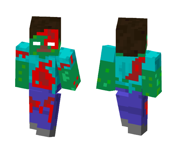 Zombie Herobrine - Herobrine Minecraft Skins - image 1