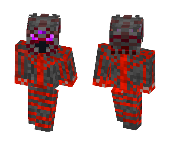 Shin Godzilla Hybrid thingy (Red) - Male Minecraft Skins - image 1