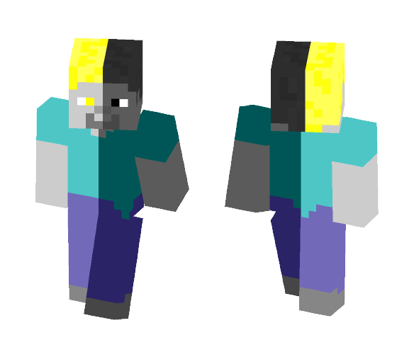 Light Steve/Dark Steve - Male Minecraft Skins - image 1