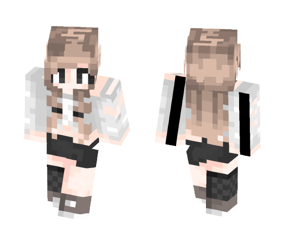 Oh, Such Gloomy Colors - Female Minecraft Skins - image 1