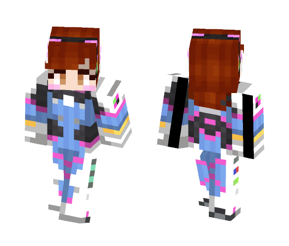 Download Free D.VA Skin for Minecraft image 1 D.VA - Female Minecraft Skins - image 1