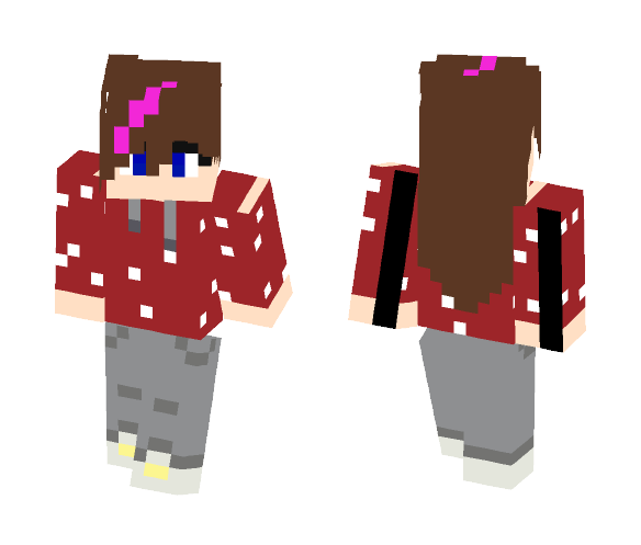 PvP Player Skin female | unshadered - Female Minecraft Skins - image 1