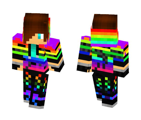 Cuz RainBow Reasons - Male Minecraft Skins - image 1