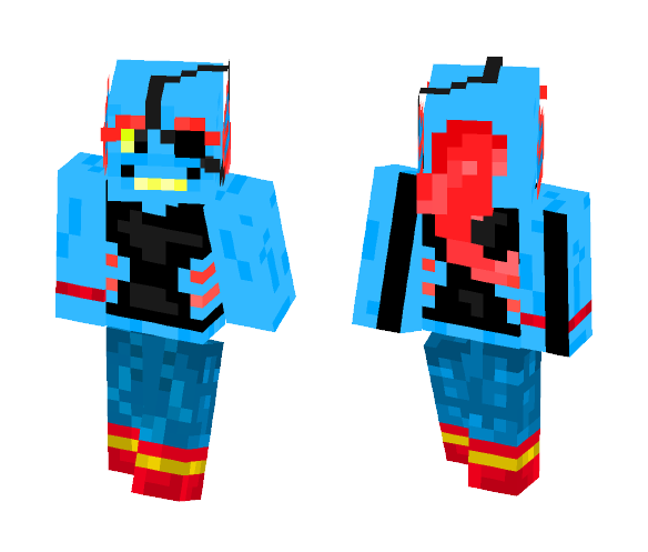 Undyne - Female Minecraft Skins - image 1