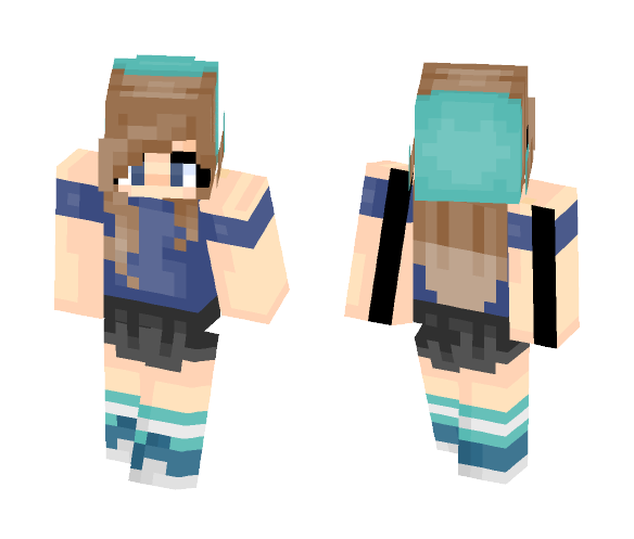 Off to the Boardwalk + art - Female Minecraft Skins - image 1