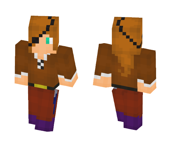 Pirate Girl - Girl Minecraft Skins - image 1