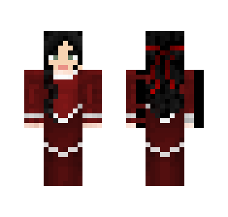Medieval Scarlet Dress