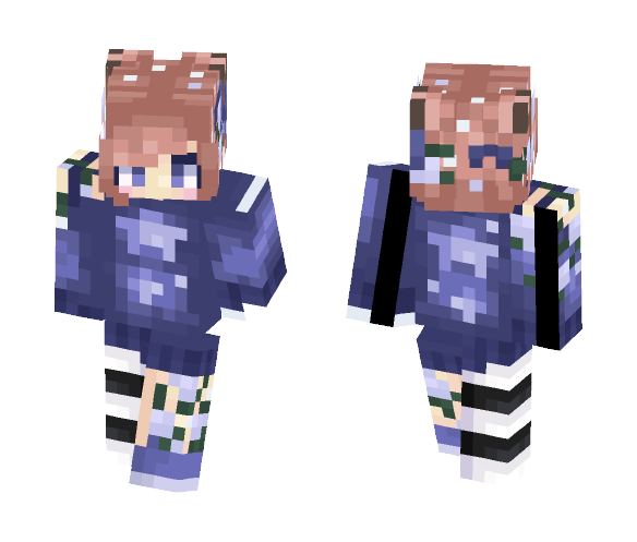 Overgrow Of Flowers - Female Minecraft Skins - image 1