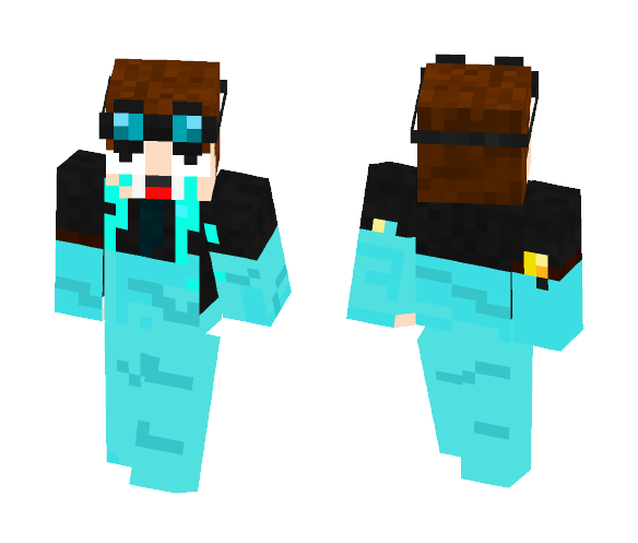 DanTDM (If Grim is dead) - Male Minecraft Skins - image 1