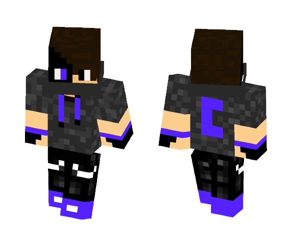 Infected Ender PvP Guy - Male Minecraft Skins - image 1