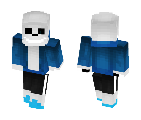 Sans the Skeleton - Male Minecraft Skins - image 1