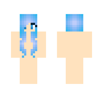 Blue hair girl base