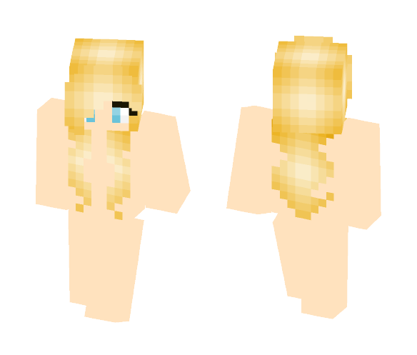Blonde hair girl base - Color Haired Girls Minecraft Skins - image 1