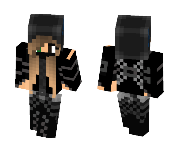 Female Dark Elf Assassin - Female Minecraft Skins - image 1