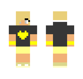 Yellow Heart Girl - Girl Minecraft Skins - image 2