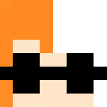 Download Free Sunglasses orange and white girl Skin for Minecraft image 3 Sunglasses orange and white girl - Girl Minecraft Skins - image 3