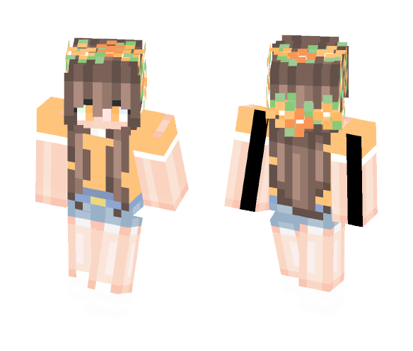Fall Girl - Girl Minecraft Skins - image 1