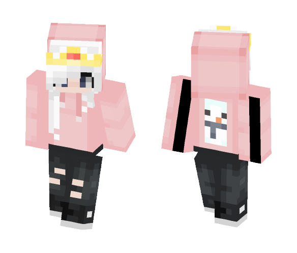 Frosty Snowman - Female Minecraft Skins - image 1