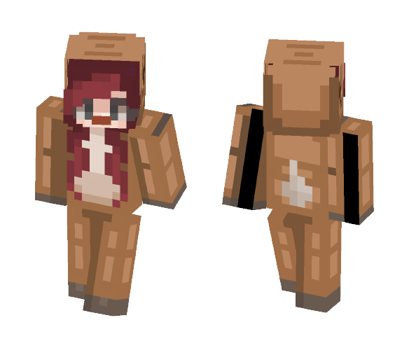 Download Free ~ Reindeer / Rudolph Skin for Minecraft image 1 ~ Reindeer / Rudolph - Female Minecraft Skins - image 1