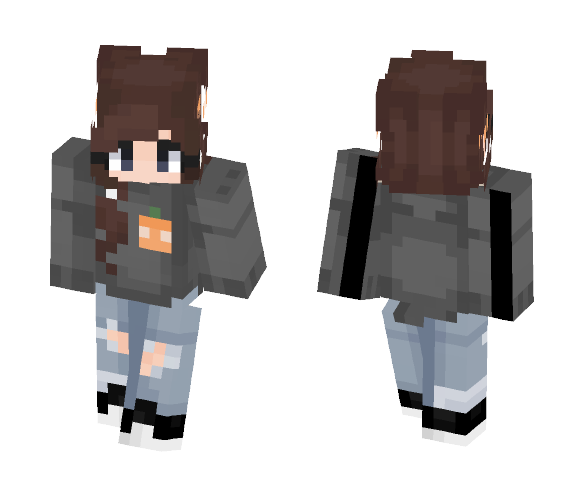 pumpkin thing - Female Minecraft Skins - image 1
