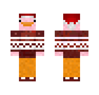 Pink Christmas Duck