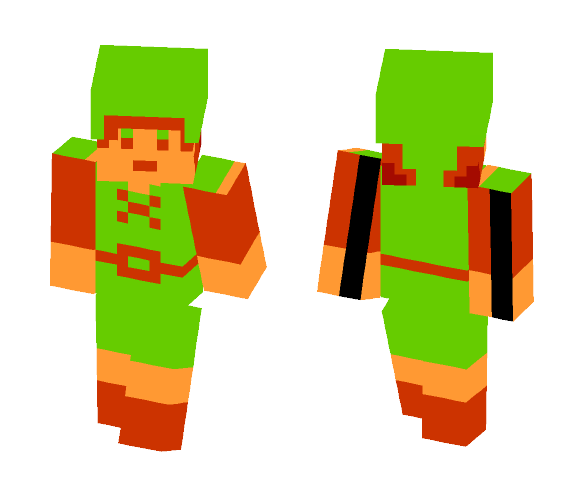 Legend of Zelda: 8 Bit Link - Male Minecraft Skins - image 1