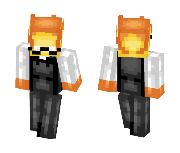 Grillby - Undertale - Male Minecraft Skins - image 1