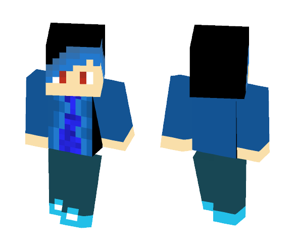 Vampire Aquatic Boy - Boy Minecraft Skins - image 1