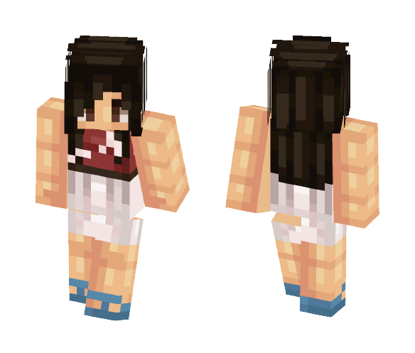 Download Free Totally out of season Lilo Skin for Minecraft image 1 Totally out of season Lilo - Female Minecraft Skins - image 1
