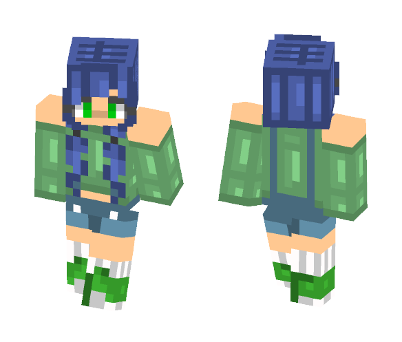 Overall I tried ~ HomeworldGeek - Female Minecraft Skins - image 1