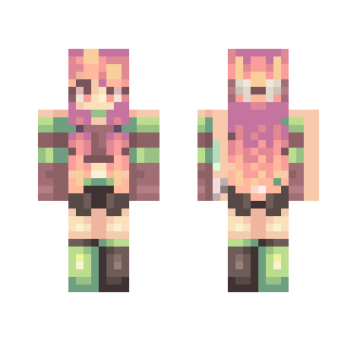 Tree with pink hair or smth - Female Minecraft Skins - image 2