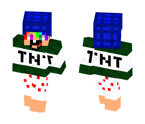 Waffle Azul - Male Minecraft Skins - image 1