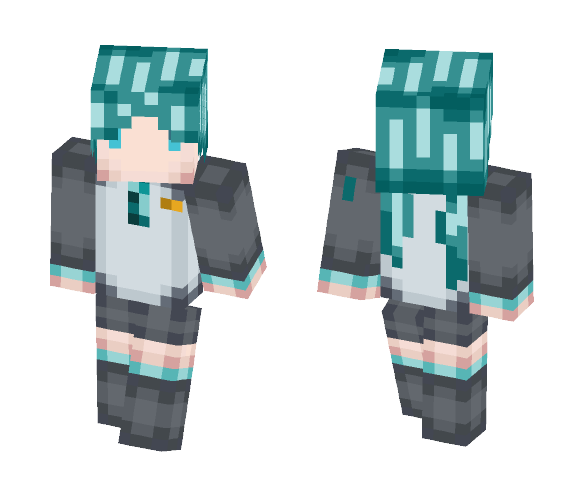 Hatsune Miku - Female Minecraft Skins - image 1