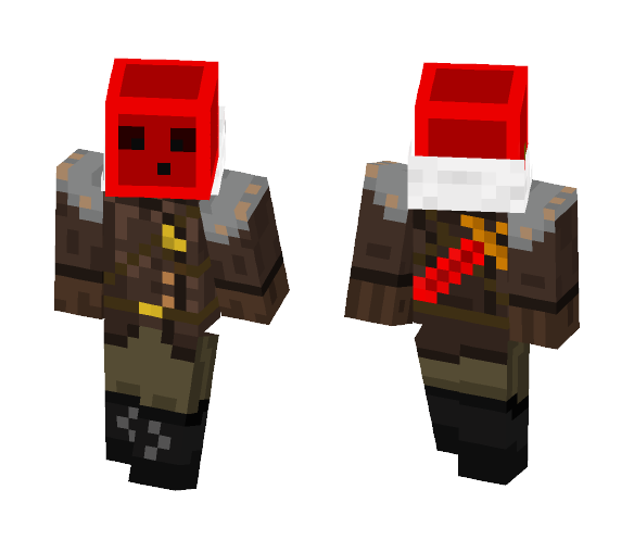 Red Slime - Male Minecraft Skins - image 1