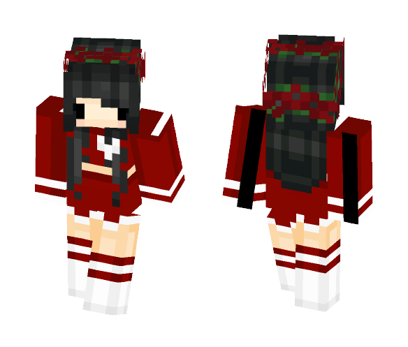Heart Girl - Girl Minecraft Skins - image 1