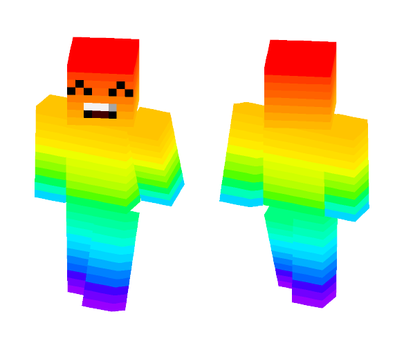 Happy Rainbow - Male Minecraft Skins - image 1