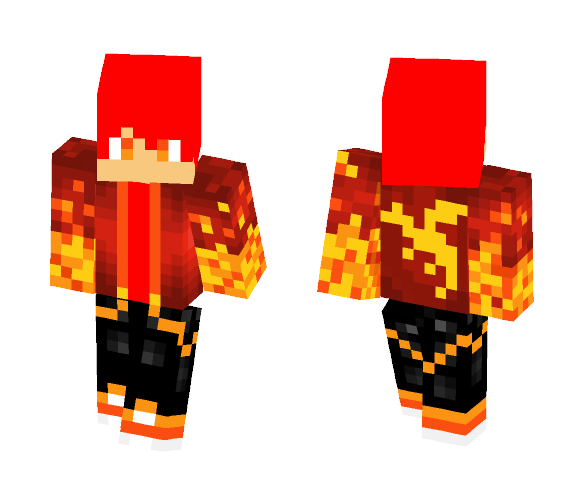Fire Dragon - Male Minecraft Skins - image 1