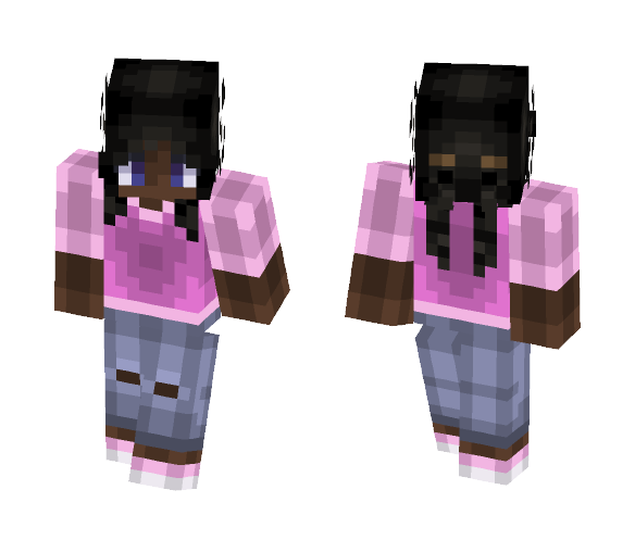 Something my sister drew - Female Minecraft Skins - image 1