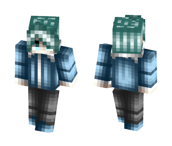 Blue Pills - Male Minecraft Skins - image 1