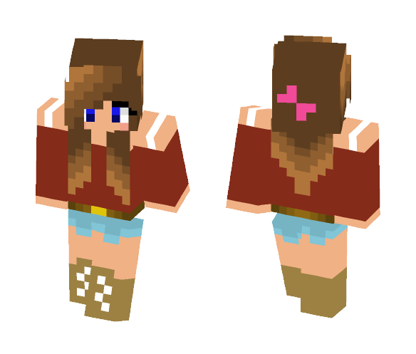 Casual Girl - Girl Minecraft Skins - image 1