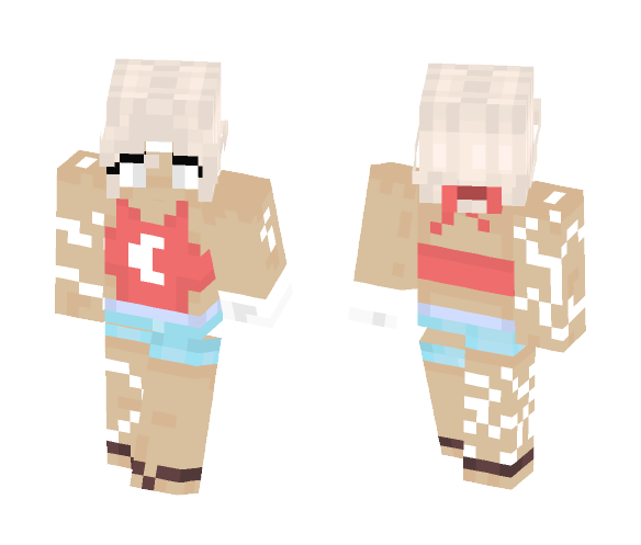 Download Free Dnno, I was bored so. Skin for Minecraft image 1 Dnno, I was bored so. - Female Minecraft Skins - image 1