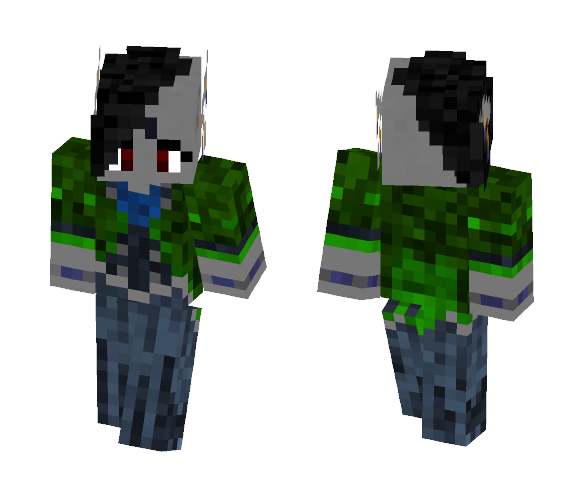 Dark Elven Noble - Green Coat - Female Minecraft Skins - image 1