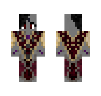 Dark Elven Noble - Mage Styled - Female Minecraft Skins - image 2