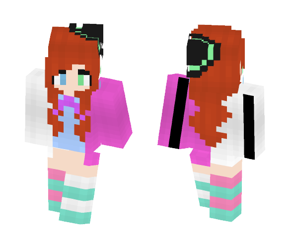 Download Free Mad Hatter Girl Skin for Minecraft image 1 Mad Hatter Girl - Girl Minecraft Skins - image 1