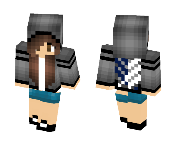 Attack on Titan Fan - Female Minecraft Skins - image 1