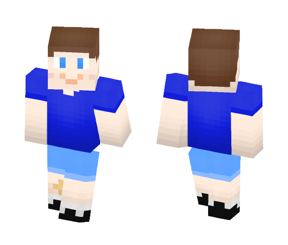 Cute Kid Skin (4 Pixel Arms) - Male Minecraft Skins - image 1