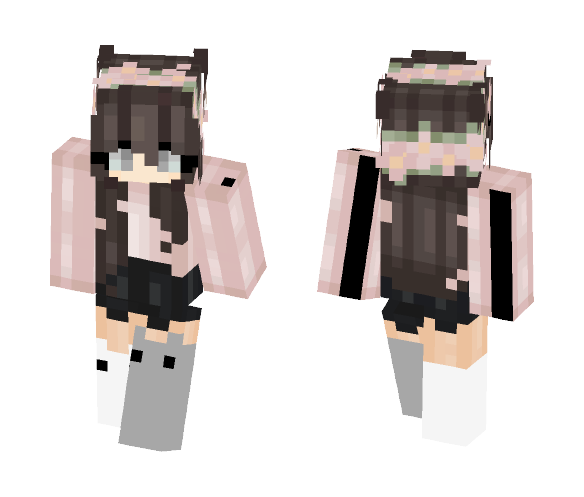 Cute Cat Girl - Cat Minecraft Skins - image 1