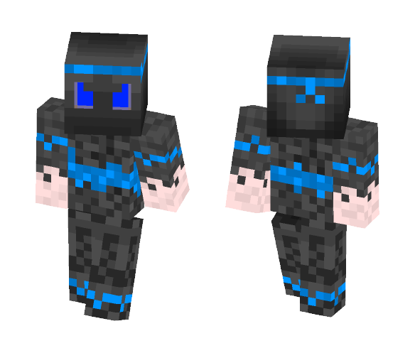 Download Free Blue Haexian Ninja Skin for Minecraft image 1 Blue Haexian Ninja - Male Minecraft Skins - image 1